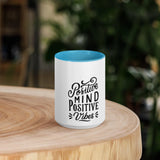 Positve Vibes Mug with Color Inside - Trent Allen Gourmet Coffee