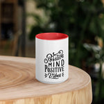 Positve Vibes Mug with Color Inside - Trent Allen Gourmet Coffee