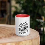 Positve Vibes Mug with Color Inside - Trent Allen Gourmet Coffee