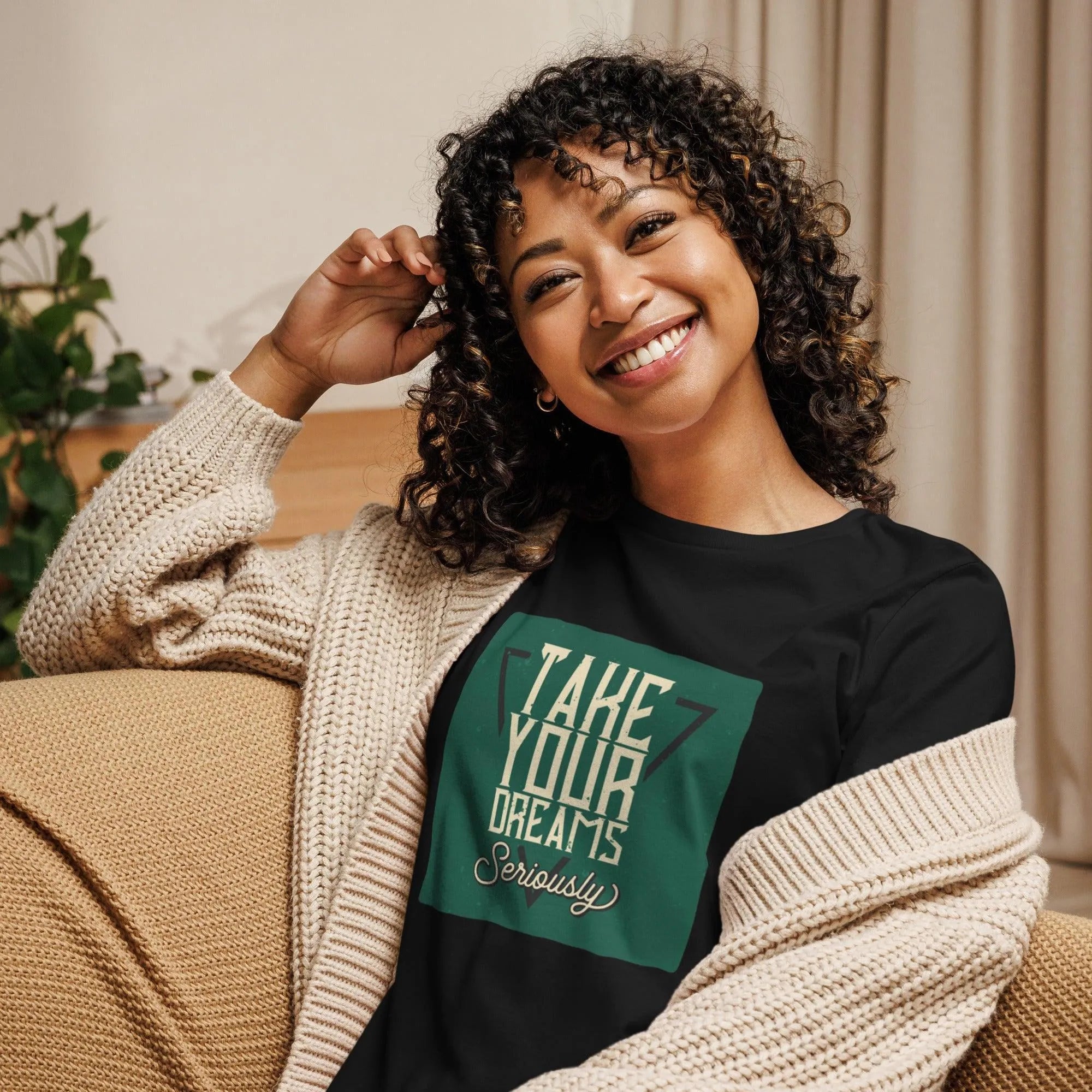 Women's Relaxed Graphic T-Shirt - Trent Allen Gourmet Coffee