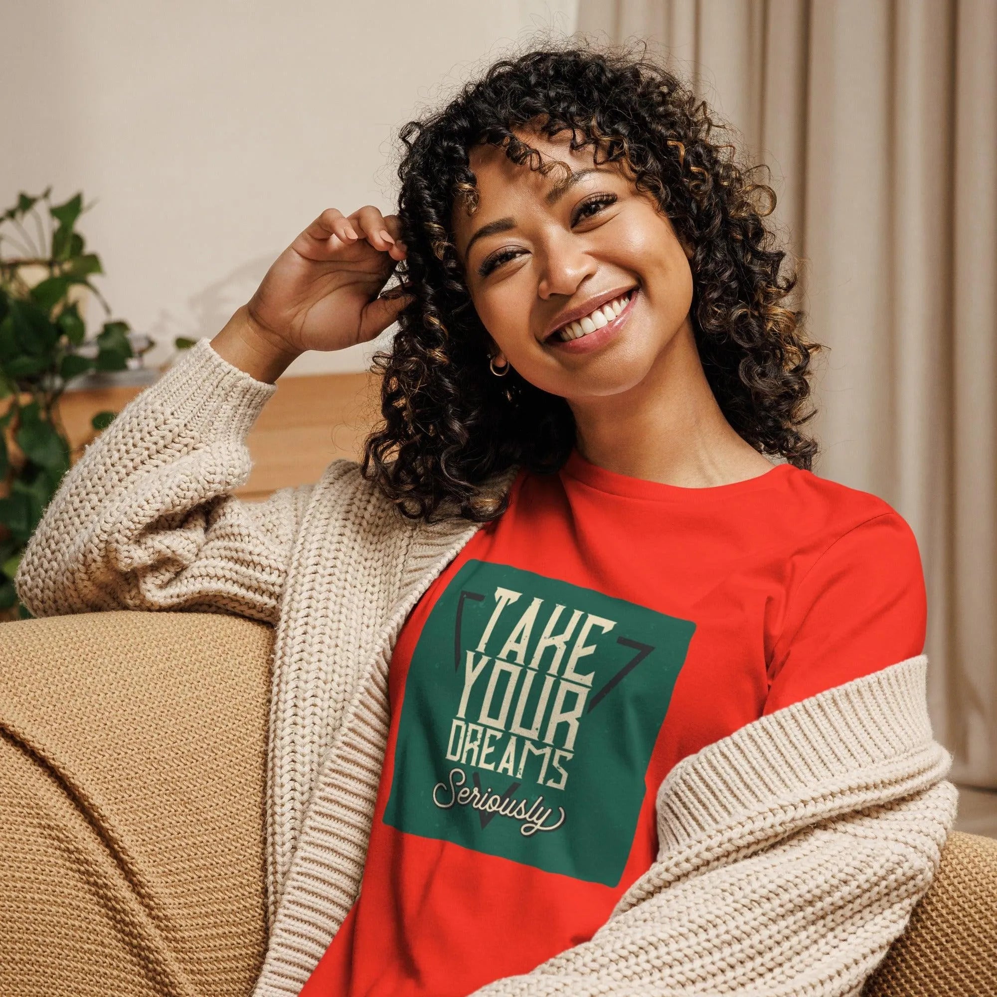 Women's Relaxed Graphic T-Shirt - Trent Allen Gourmet Coffee