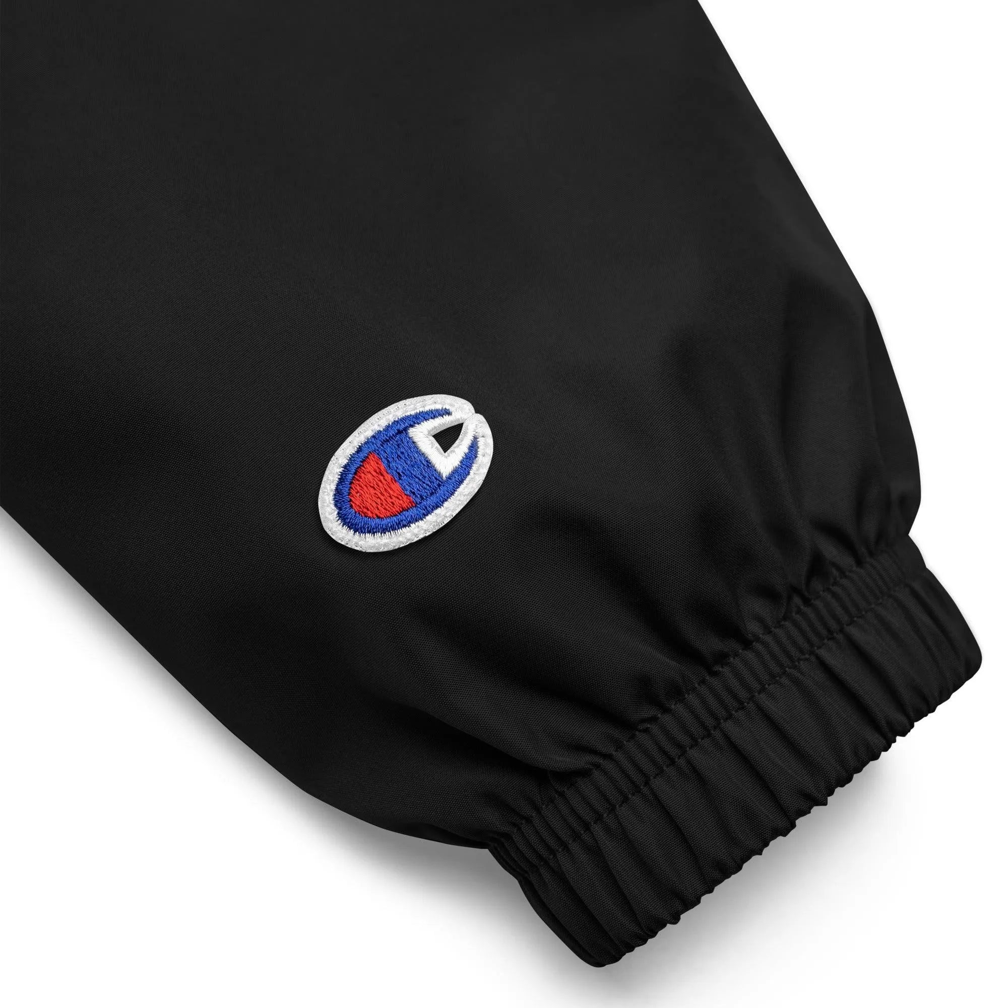 Womens Trent Allen Coffee Embroidered Champion Packable Jacket - Trent Allen Gourmet Coffee