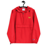 Mens Trent Allen Coffee Embroidered Champion Packable Jacket - Trent Allen Gourmet Coffee