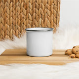 Beat Cancer Enamel Mug - Trent Allen Gourmet Coffee