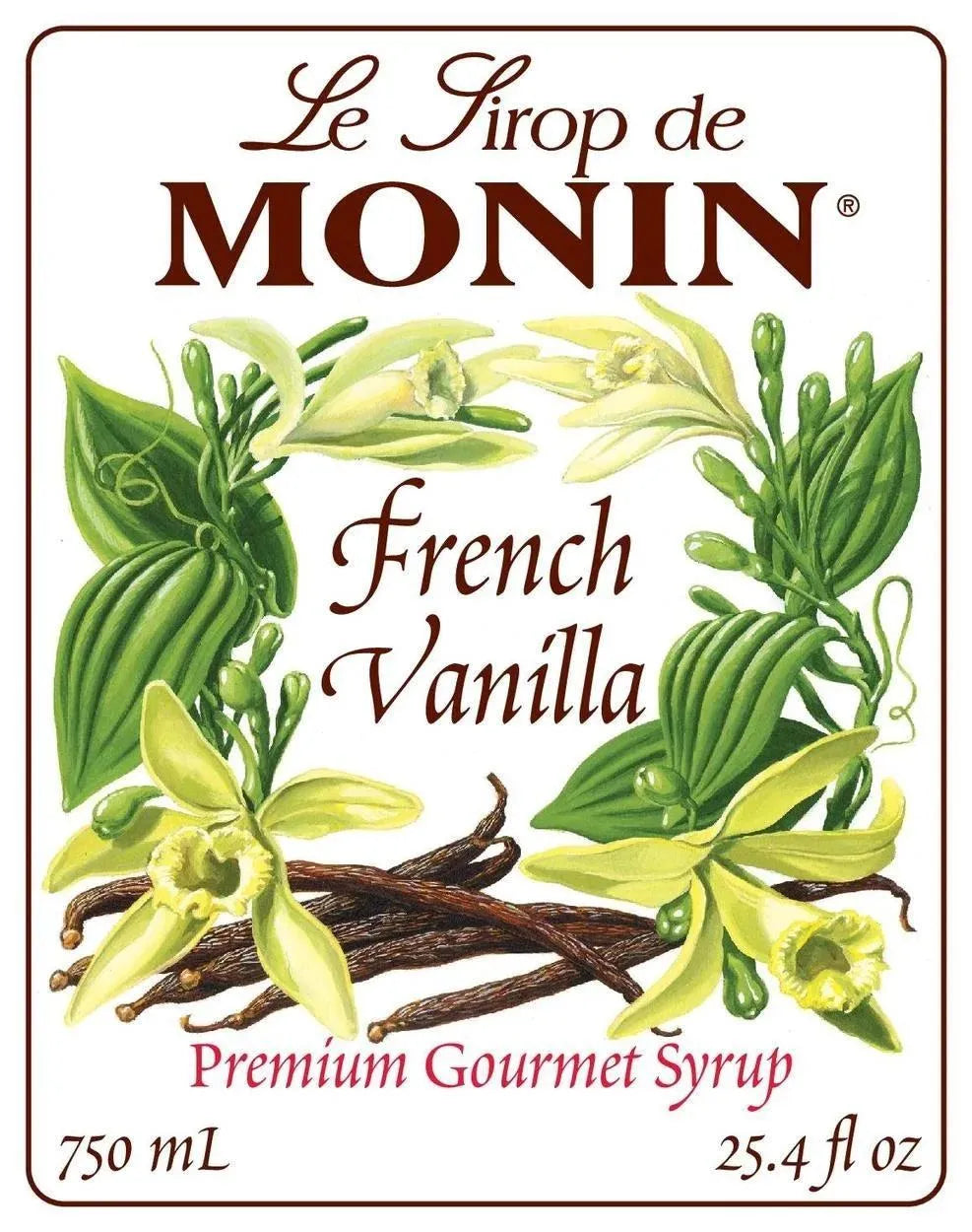 Monin French Vanilla Syrup ( 2 Pack ) - Trent Allen Gourmet Coffee