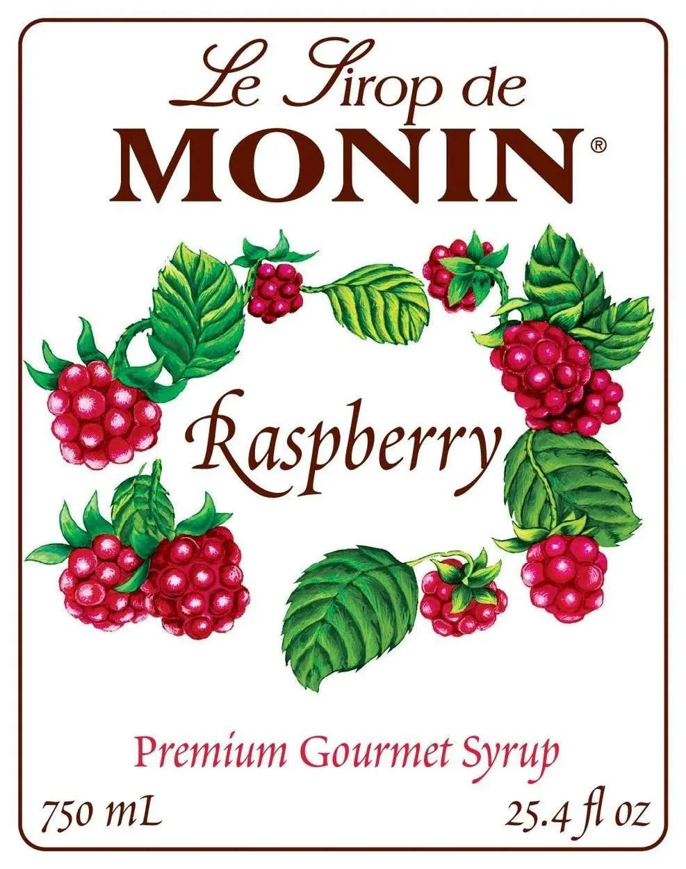 Monin Raspberry Syrup ( 2 Pack ) - Trent Allen Gourmet Coffee