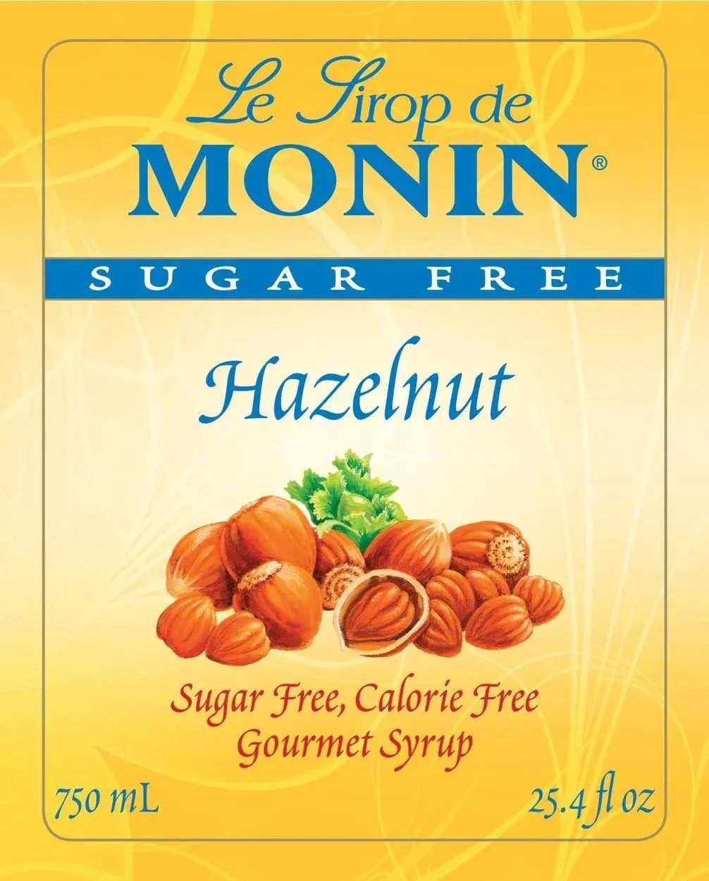 Monin Hazelnut Sugar Free Syrup ( 2 Pack ) - Trent Allen Gourmet Coffee