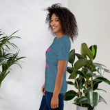 Womens Beat Cancer graphic t-shirt - Trent Allen Gourmet Coffee