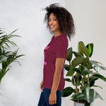 Womens Beat Cancer graphic t-shirt - Trent Allen Gourmet Coffee