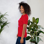 Womens Beat Cancer graphic t-shirt - Trent Allen Gourmet Coffee