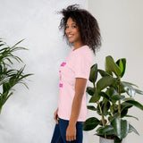 Womens Beat Cancer graphic t-shirt - Trent Allen Gourmet Coffee